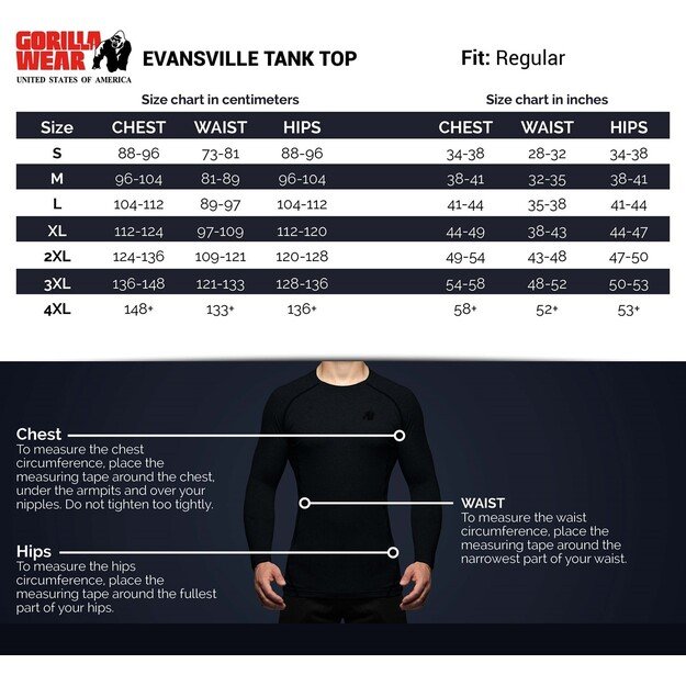 Gorilla Wear Evansville Tank Top - Black