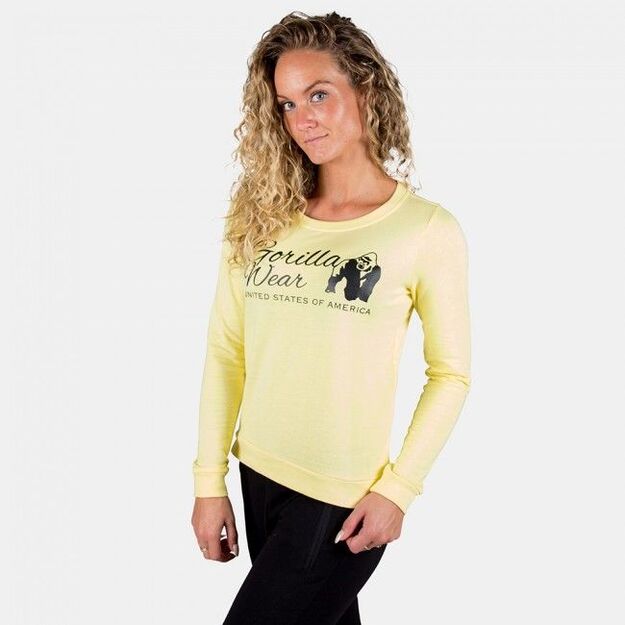 Gorilla Wear Riviera Sweatshirt - Light Yellow
