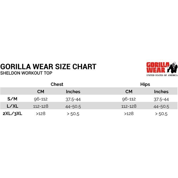 Gorilla Wear Sheldon Workout Top - Black