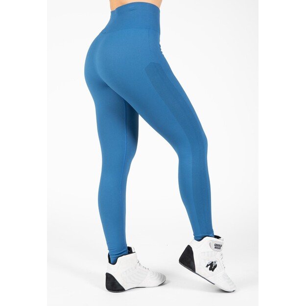 Gorilla Wear Hilton Seamless Leggings - Blue