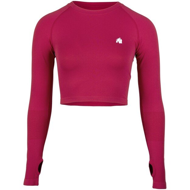 Gorilla Wear Hilton Seamless Long Sleeve - Fuchsia 