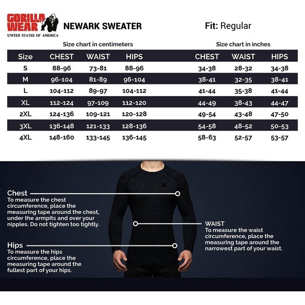 Gorilla Wear Newark Sweater - Black