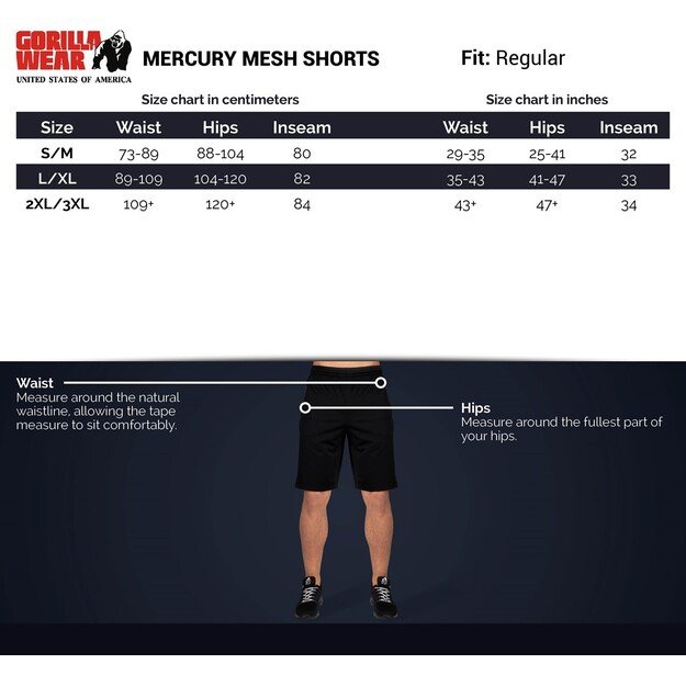 Gorilla Wear Mercury Mesh Shorts - Black/Grey