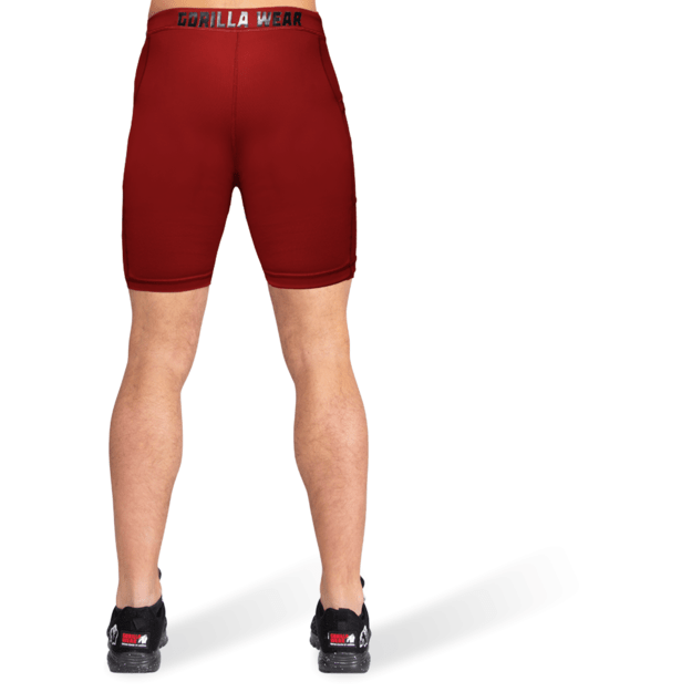 Gorilla Wear Smart Shorts - Burgundy Red