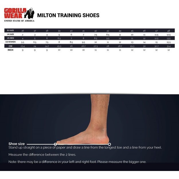 Gorilla Wear Milton Training Shoes - Black/Fuchsia