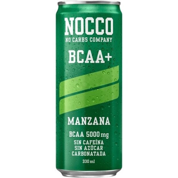 NOCCO BCAA 330ml MANZANA (be kofeino ) 5 gr BCAA