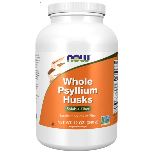 Now Whole Psyllium Husks Powder 340g