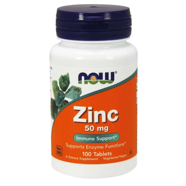 Now Foods Zinc 50mg 100 tabl