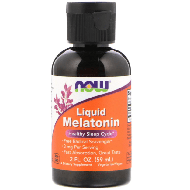NOW Liquid Melatonin (skystas melatoninas) – 59ml
