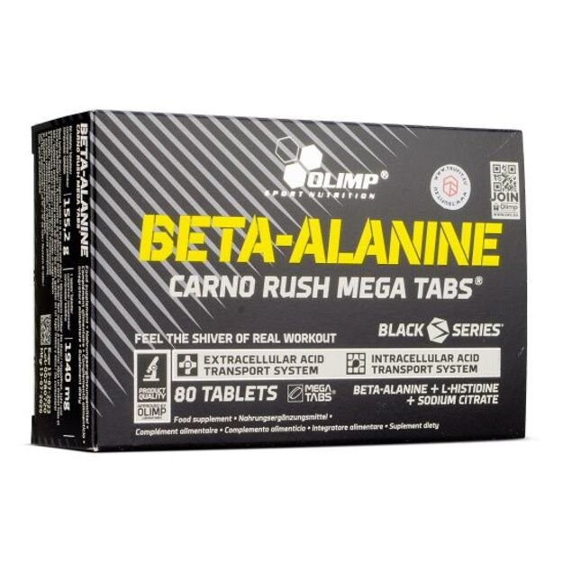 Olimp Beta-Alanino Carno Rush Mega 80 tabl.