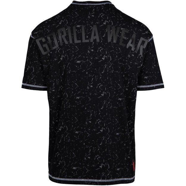 Gorilla Wear Saginaw Oversized T-Shirt - Washed Black