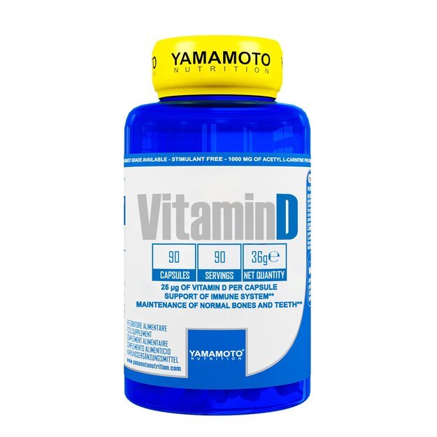 Yamamoto Nutrition Vitamin D 90 kaps