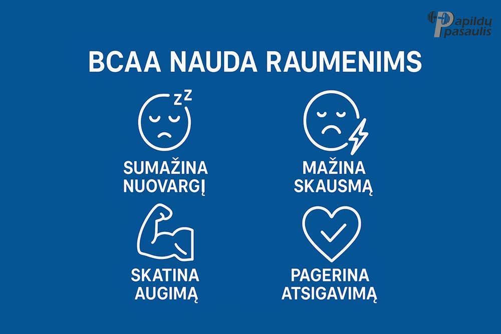 bcaa nauda raumenims