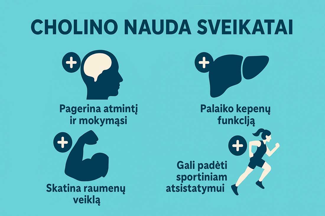 cholino nauda sveikatai