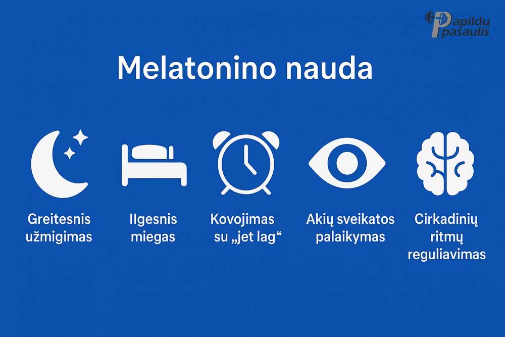melatonino nauda