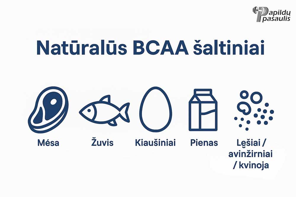naturalus bcaa saltiniai